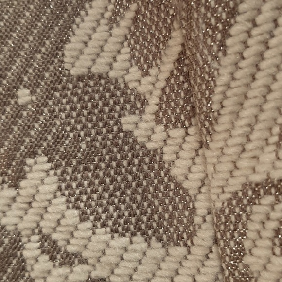 Coldwater Creek Ivory Shimmer Jacquard Jacket blazer size 10 NWT neutral fall - Picture 5 of 12